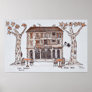 Plateaus, Paoli-Platz,   Rousse-Insel, Korsika Poster