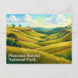 Plateaux Batéké Nationalpark Gabun Postkarte