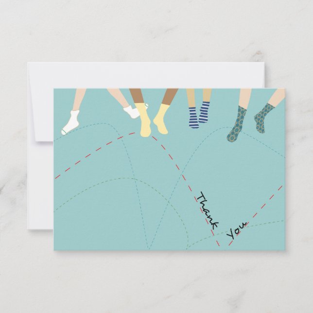 Plateforme de fête rebondissante Merci (Devant)