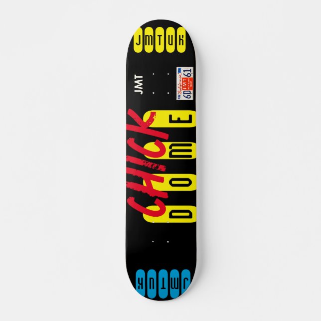 Plateforme de skateboard CHICK DOME  7 3/4" (Devant)