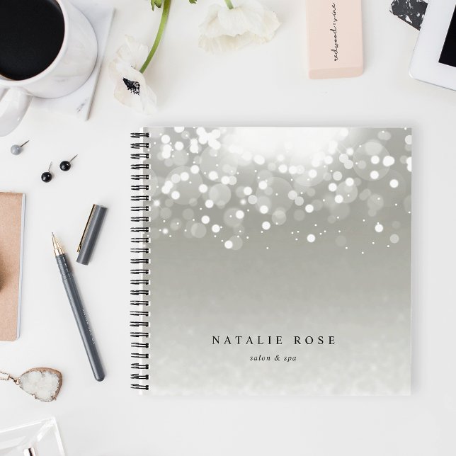 Platin Glow Personalisiert Notizbuch (Von Creator hochgeladen)