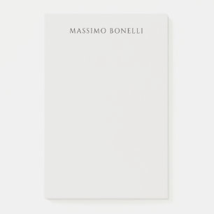 Platin-Grau minimalist schlicht lesbar modern Post-it Klebezettel