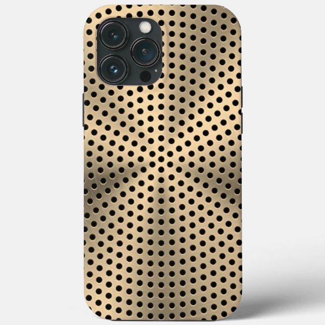 Platinbronze Edelstahl-Druck Case-Mate iPhone Hülle (Rückseite)