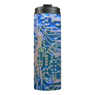 Platine,Computer,blau,Kondensator,Chip,ci Thermosbecher