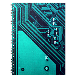 Platine. Elektronische Computerhardware Notizblock