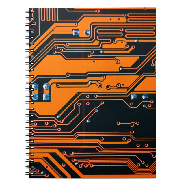 Platine. Elektronische Computerhardware Notizblock (Vorderseite)