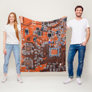 Platine für gedruckte Leiterplatten Orange-Platine Fleecedecke
