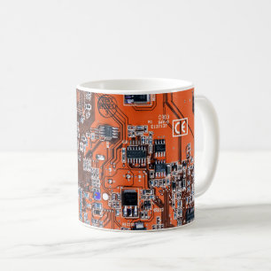 Platine für gedruckte Leiterplatten Orange-Platine Kaffeetasse