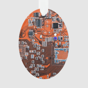 Platine für gedruckte Leiterplatten Orange-Platine Ornament
