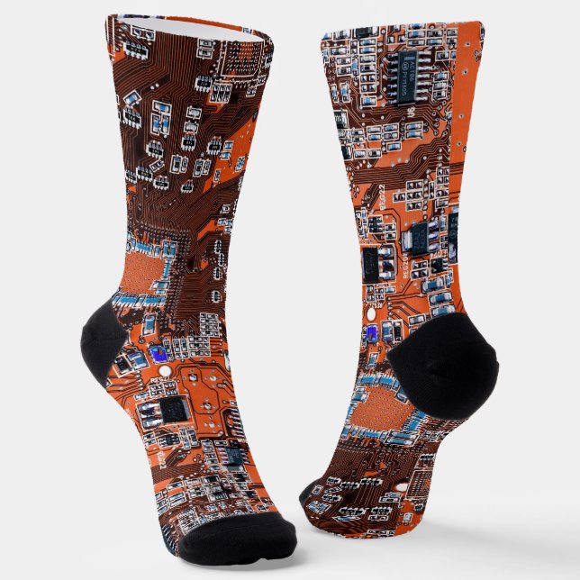 Platine für gedruckte Leiterplatten Orange-Platine Socken (Gewinkelt)