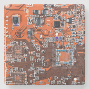 Platine für gedruckte Leiterplatten Orange-Platine Steinuntersetzer