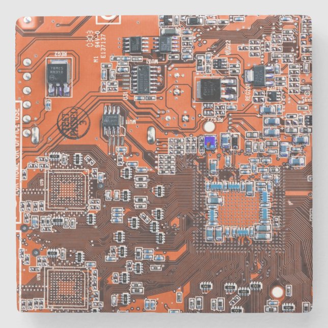 Platine für gedruckte Leiterplatten Orange-Platine Steinuntersetzer (Vorderseite)