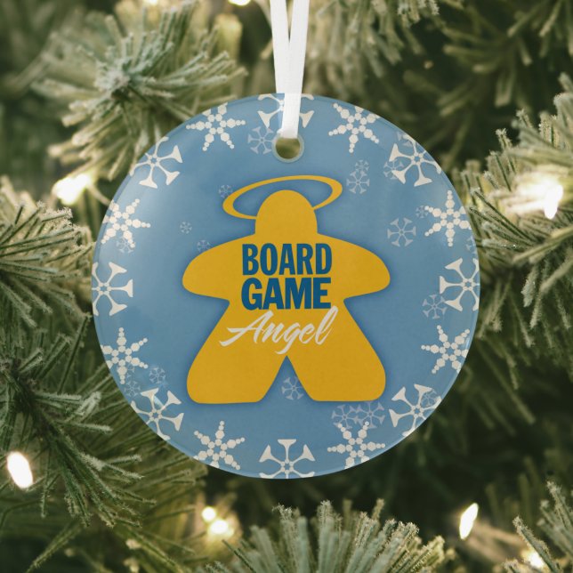 Platine Game Angel Logo Glas Ornament (InSitu)