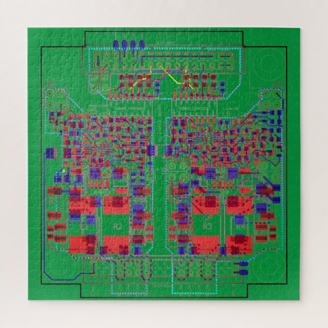 Platinen-Puzzle Platinen-Platine (Vertikal)