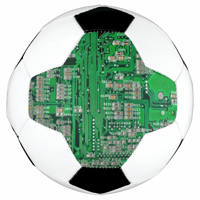 Platinenmalerei Fußball (Vorderseite)