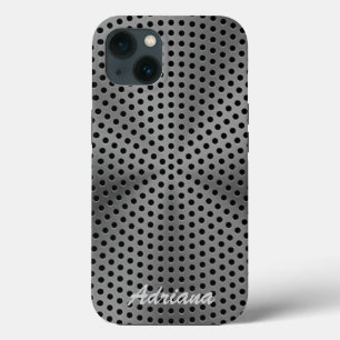 Platinsilber-Edelstahlprint Case-Mate iPhone Hülle