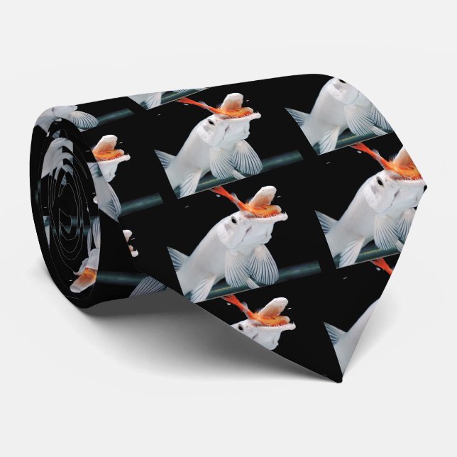 “Platinum Alligator Gar Pike”の優良製品 Krawatte (Gerollt)