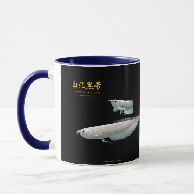 Platinum Black Arowana Tasse (Links)