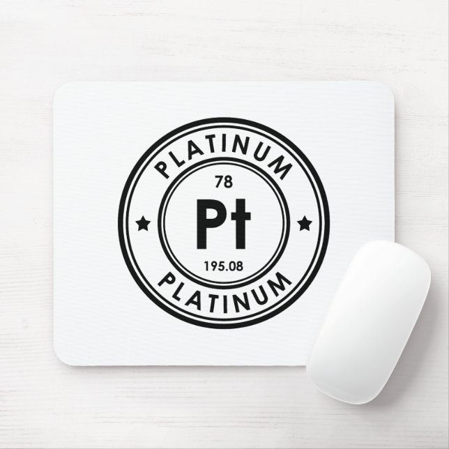 Platinum Element Mouse Pad Mousepad (Mit Mouse)
