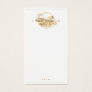 Platinum Gold Glitzer Schmuckschmuck Earring Displ