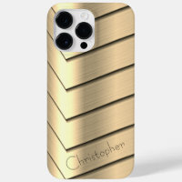 Platinum Gold Stainless Steel Print
