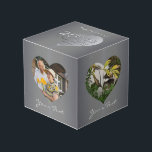 Platinum Heart Frames 4 Fotos Würfel<br><div class="desc">Damit dieser einzigartige Sake das ganze Jahr über genießen kann,  warum nicht ein Hochzeitstag-Foto-Würfel mit meinem Herzrahmen,  der Ihre wunderschönen Fotos für sie zu graben?!</div>