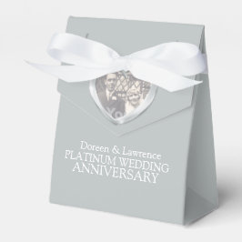 Platinum Hochzeitsherz Foto danke Ihnen für die Bo Geschenkschachtel