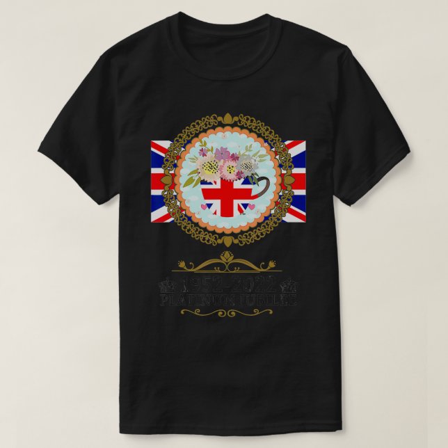 Platinum Jubilee 2022 Gewerkschaft für Kinder Jubi T-Shirt (Design vorne)