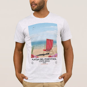 Platja Del Portitxol, Costa Brava, Spanien T-Shirt