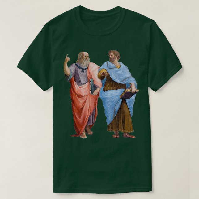 Plato and Aristotle T-Shirt (Design vorne)