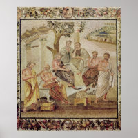 Plato Converting mit seinen Schülern