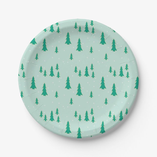 Plato de papel con diseño navideño. pappteller (Vorderseite)