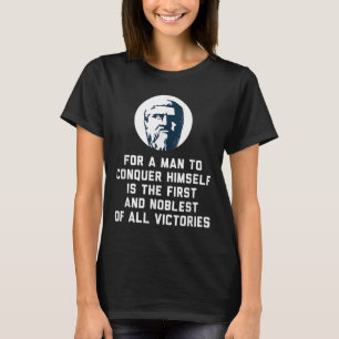 Plato für einen Mann, um sich selbst zu erobern Ph T-Shirt