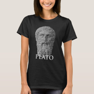 Plato-Halbton-Porträt T-Shirt