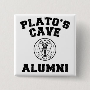 Plato-Höhle-Alumni-Taste Button