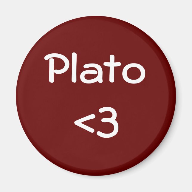 Plato-Liebe Magnet (Vorne)