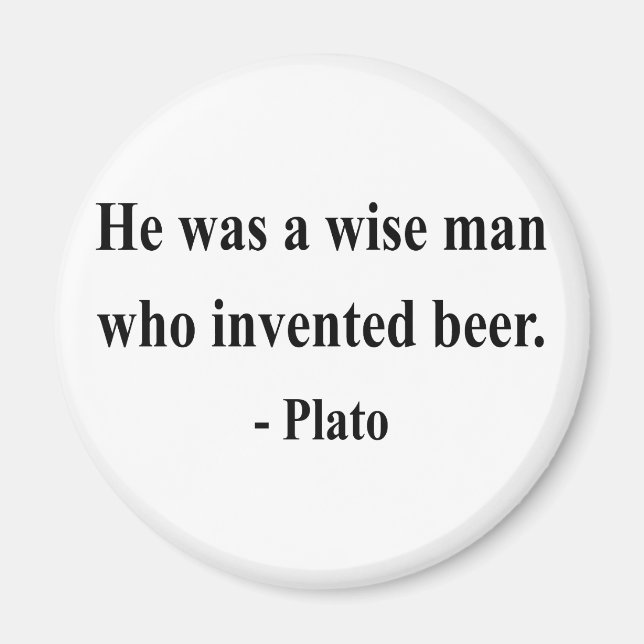 Plato Quote 3a Magnet (Vorne)