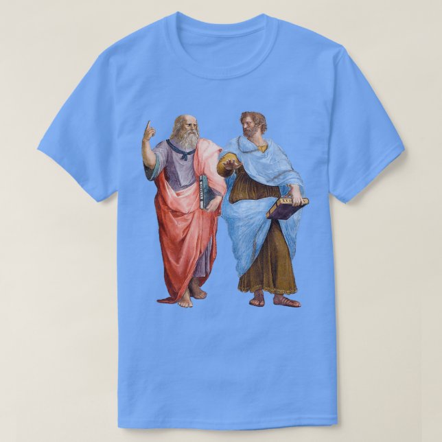 Plato und Aristoteles 2 T-Shirt (Design vorne)
