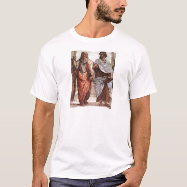 Plato und Aristoteles T-Shirt (Vorderseite)