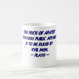 Plato und böse Menschen Kaffeetasse