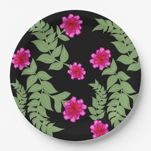 Platon floral pappteller (Vorderseite)