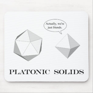 Platonisches Körper mousepad