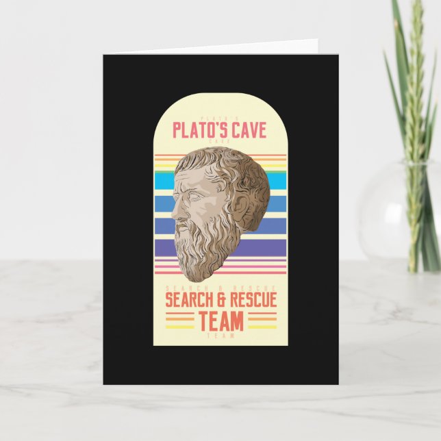 Platos Höhle Moderne Karte (Vorderseite)