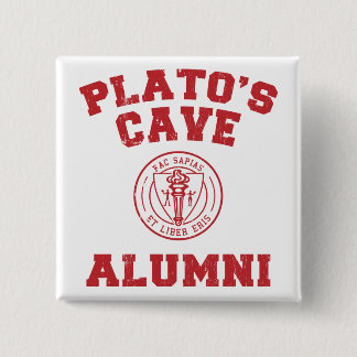 Platos Höhlen-Schüler-Knopf Button