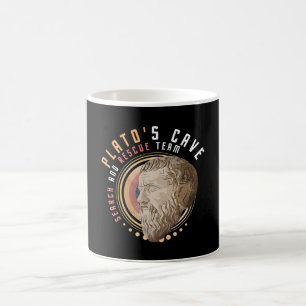 Platos Höhlenmünze Kaffeetasse
