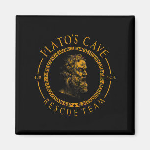 Platos Höhlenrettungsteam Alte griechische Philoso Magnet