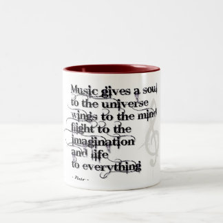 Platos Kaffee-Tasse Zweifarbige Tasse