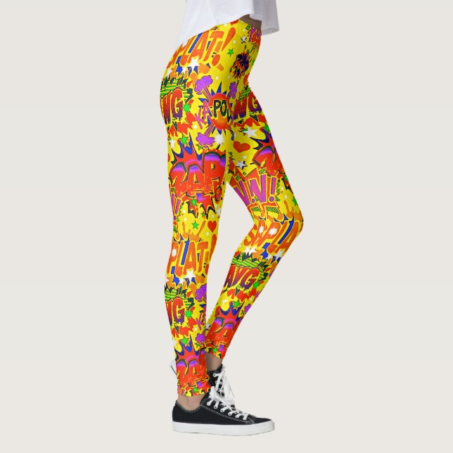 Platsch, Knall, Kriegsgefangen Leggings (Rechts)