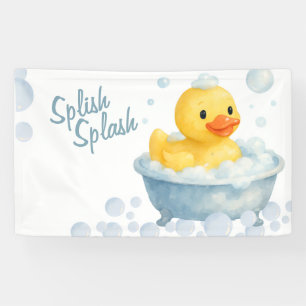 Platsch Platsch Entenbaby-Party  Banner