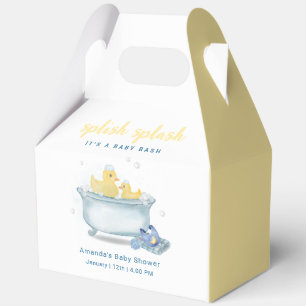 Platsch, platsch, Mami-Ente-Badewanne-Baby-Party Geschenkschachtel